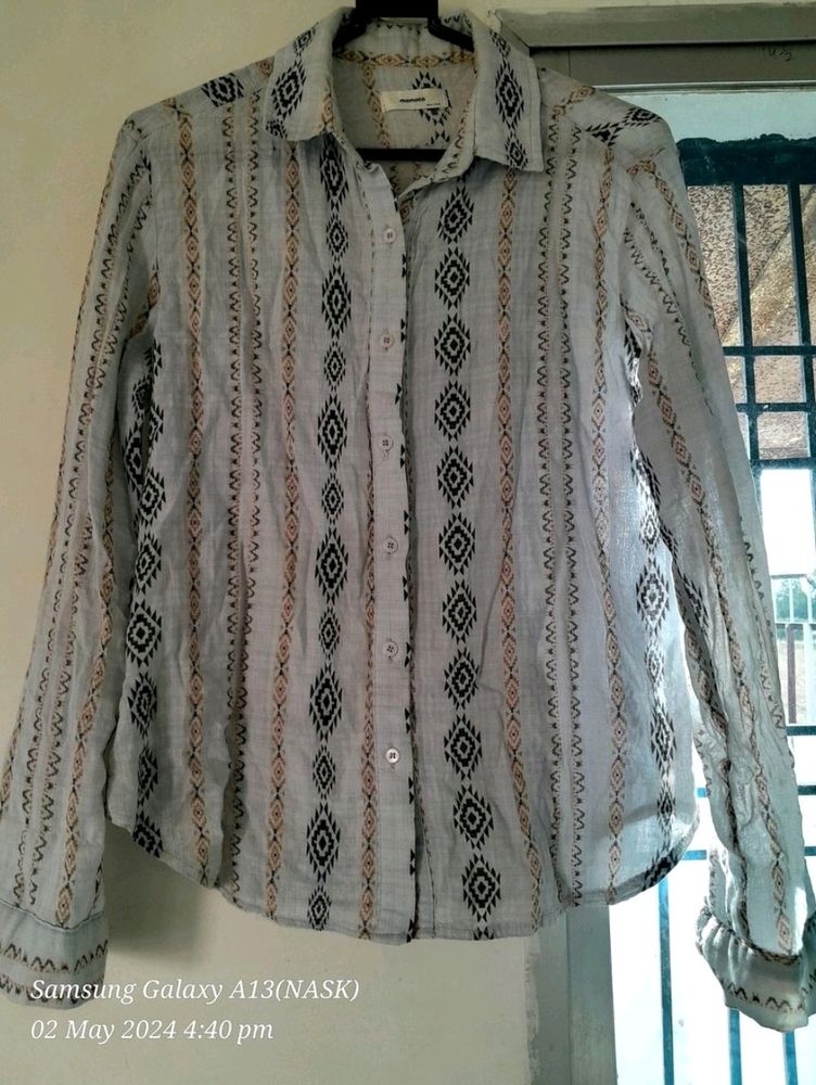 Comfy Printed Shirt🤍