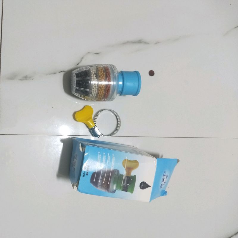 Water Faucet, Clean Purifier Filter Cartridge Water Tap, Upgrade Universal Interface Faucet Filter (Six Layer Purifier)