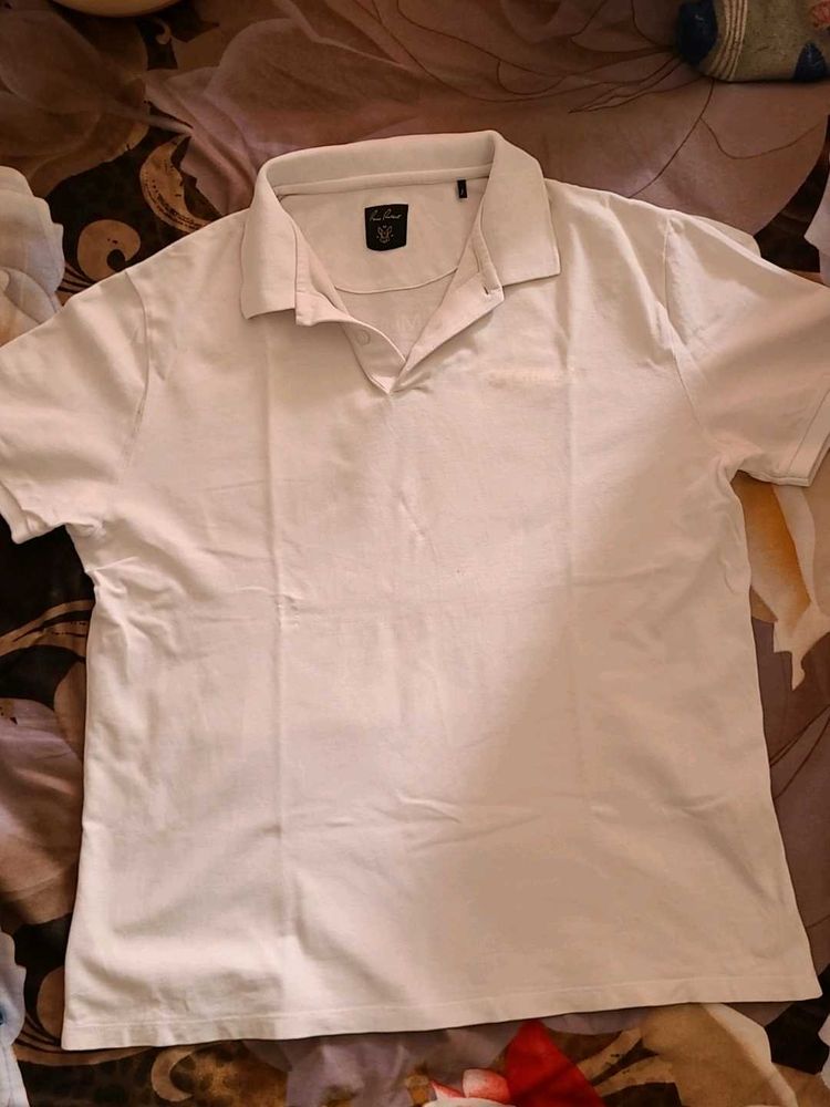 Rare Rabbit White Polo T-Shirt