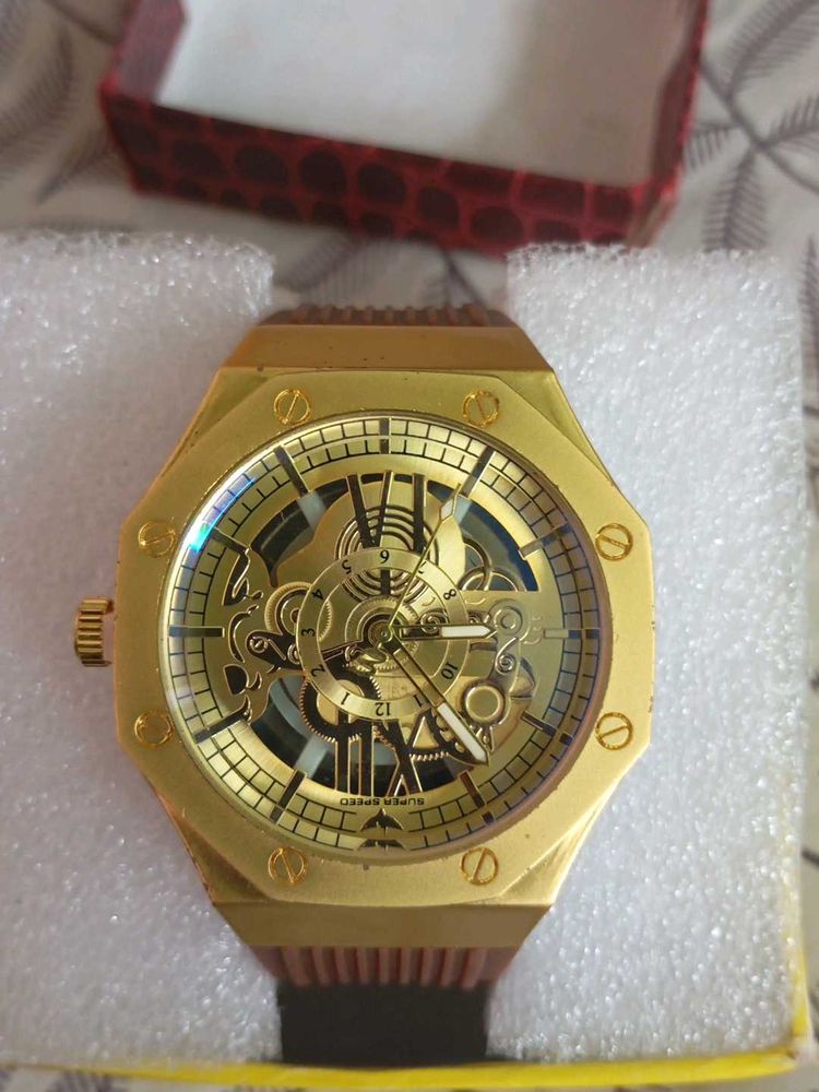 Stylish Golden Watch