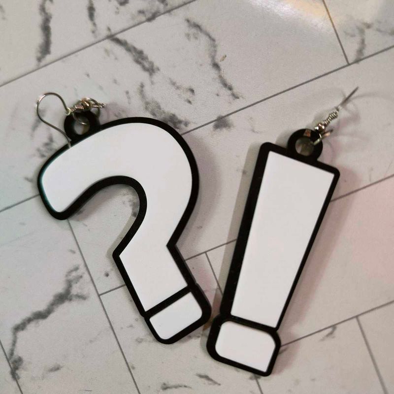 Question &amp; Exclamation Point Earrings