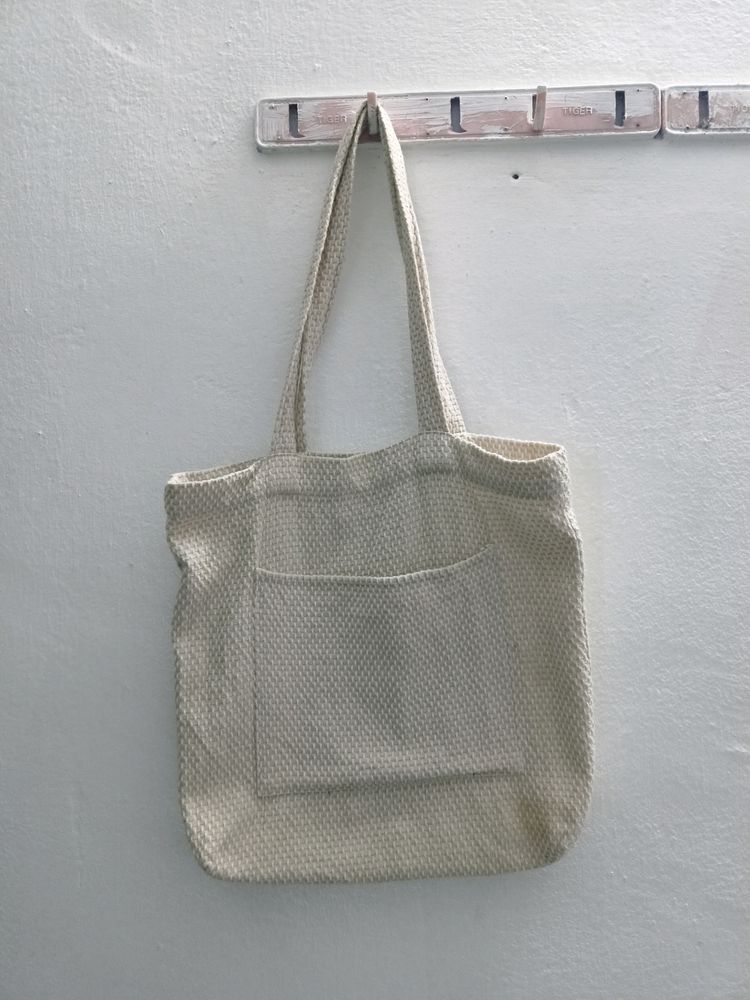 Women Tote Bag Beige
