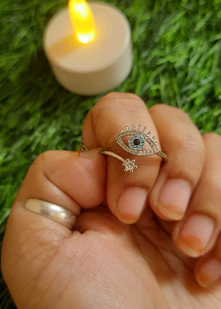 Evil Eye Adjustable Ring💍