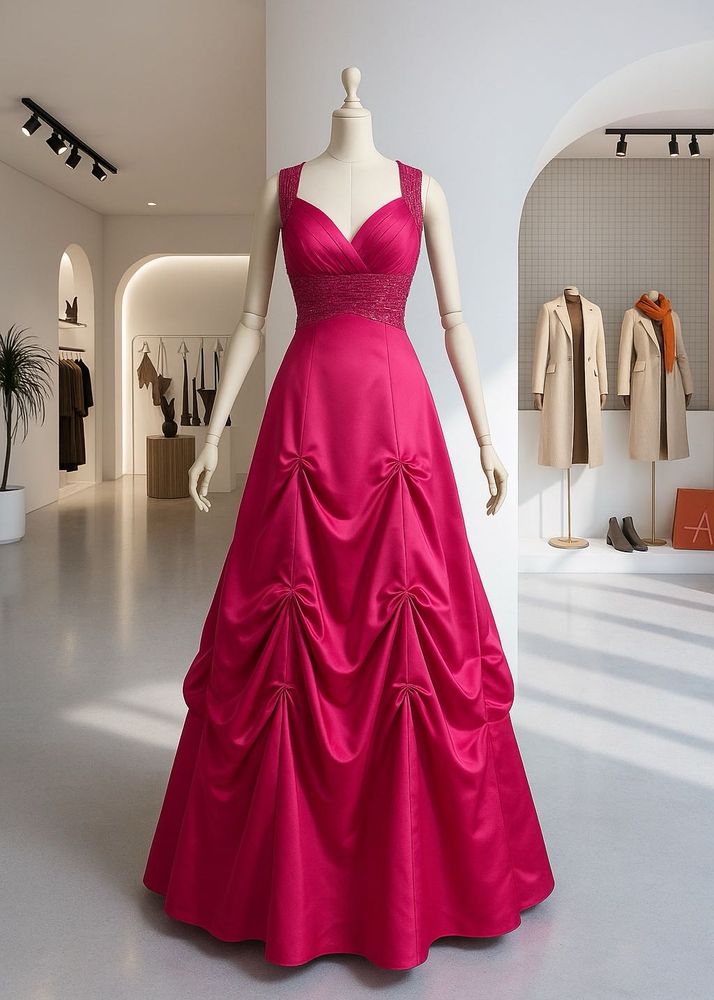 Elegant Pink celebrity Gown