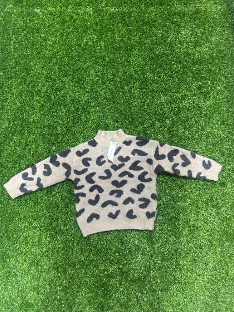 Cute Leopard Print Sweater