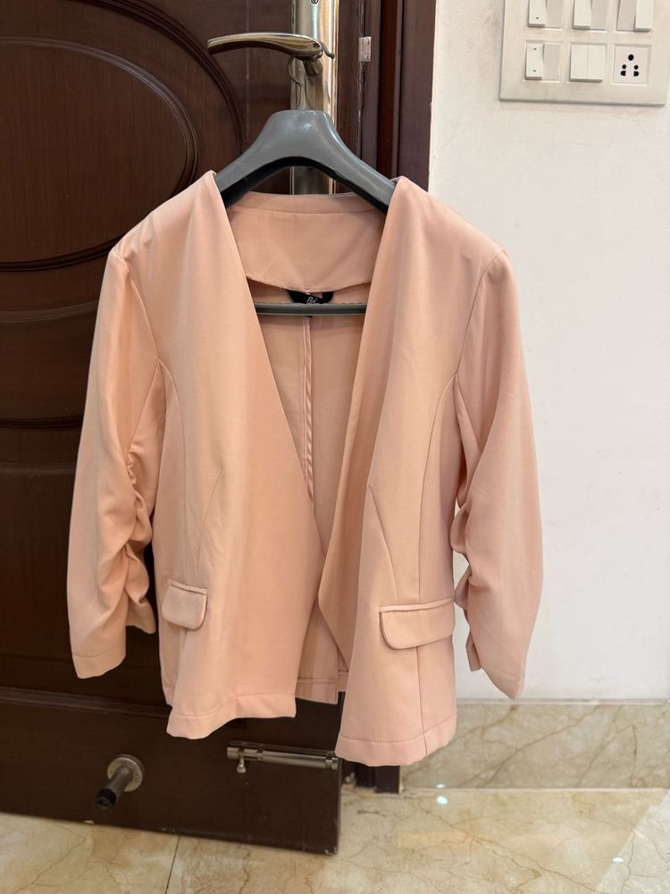 Elegant Peach Blazer
