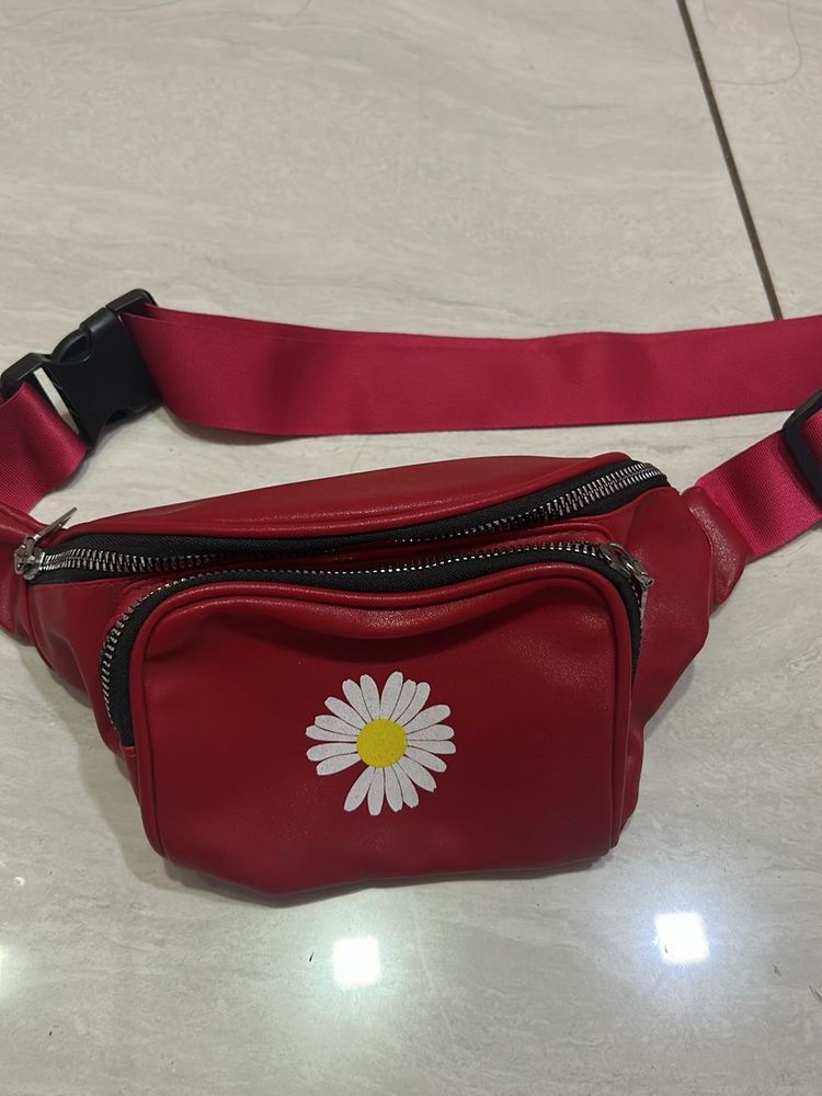 Red Daisy Fanny Pack