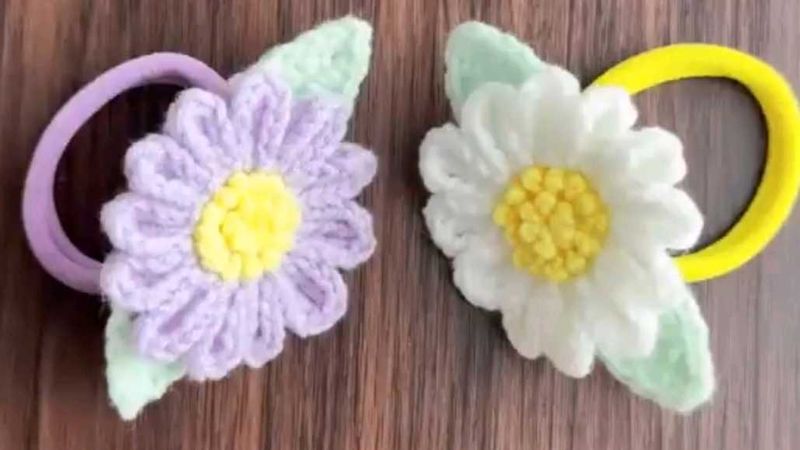 Fancy Crochet Hair Rubber Band