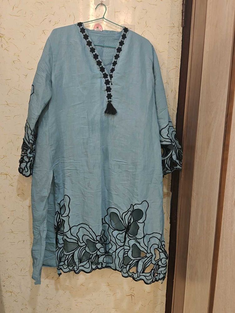Cord Set With Net Dubatta