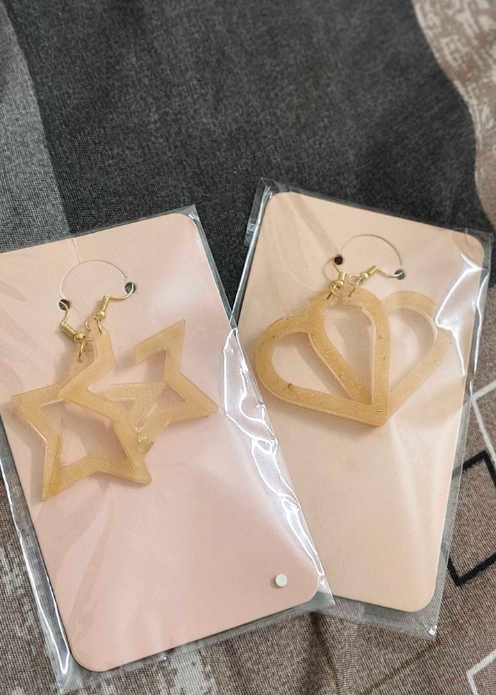 Cute Star &amp; Heart Earrings