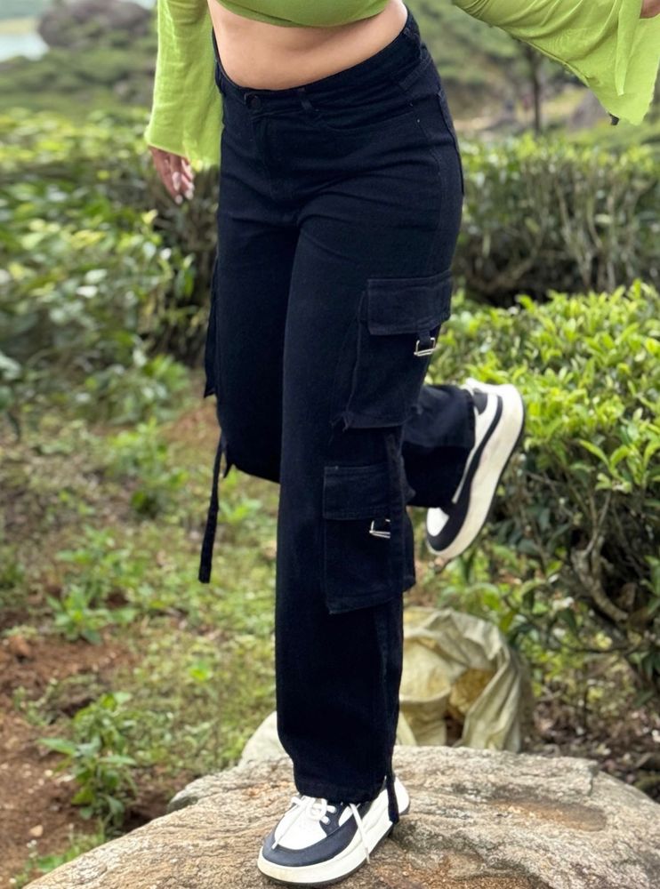 Black Cargo Pants