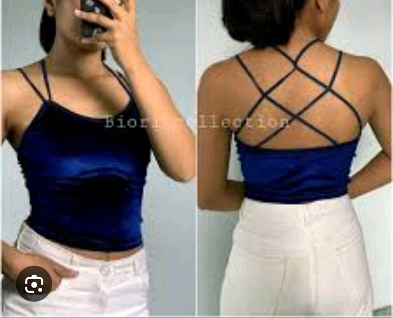 Velvet Blue Top