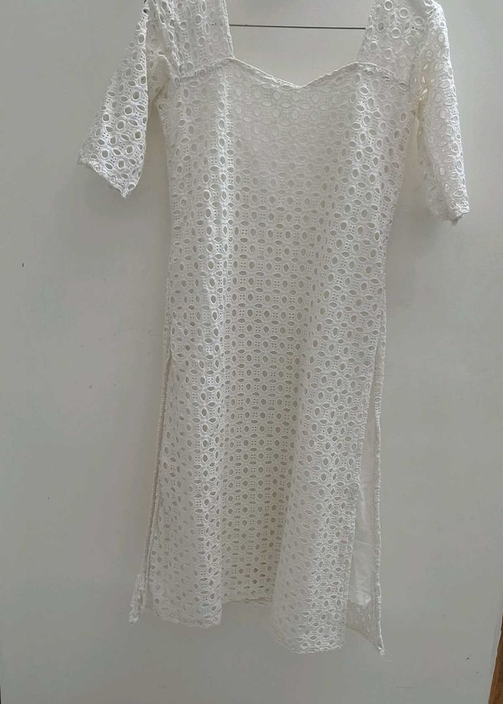 White Cotton Kurta