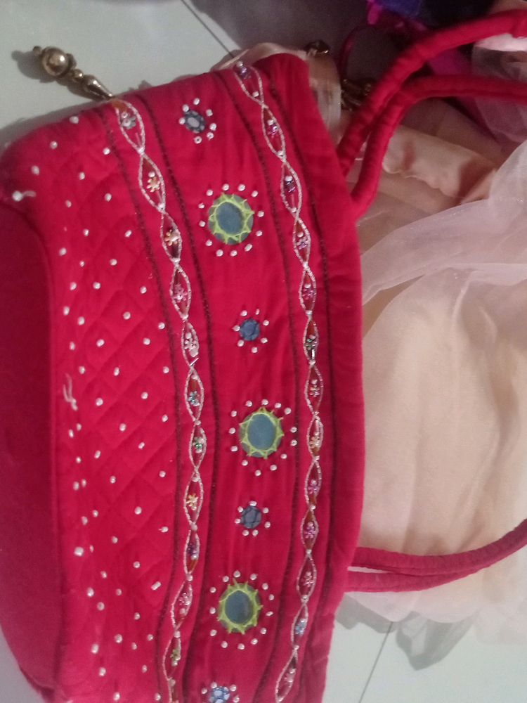 🎉 NAVRATRI SPECIAL II Red Handbag New