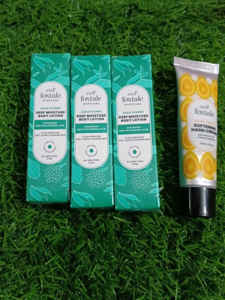 Foxtale Bodycare Lotions (3) &amp; Hand Cream