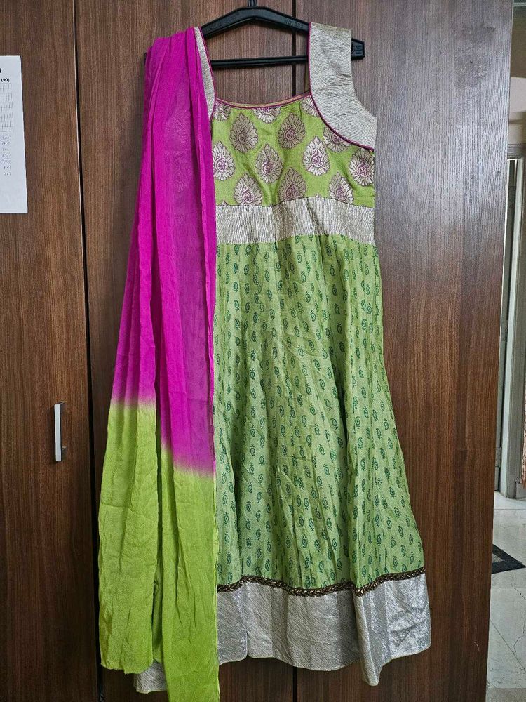 New Anarkali With Dupatta
