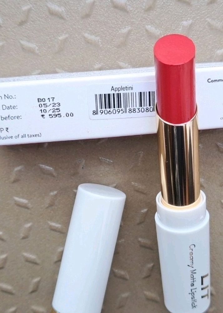 Myglamm Creamy Matte Lipstick Shade - Appletini.