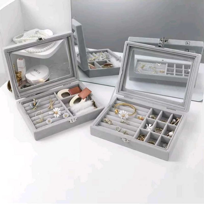 Awestuffs Jewelry Storage Tray Box