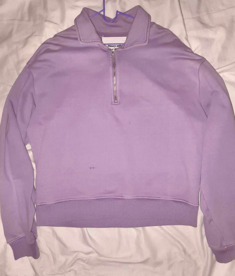 Lavender Cropped Pullover