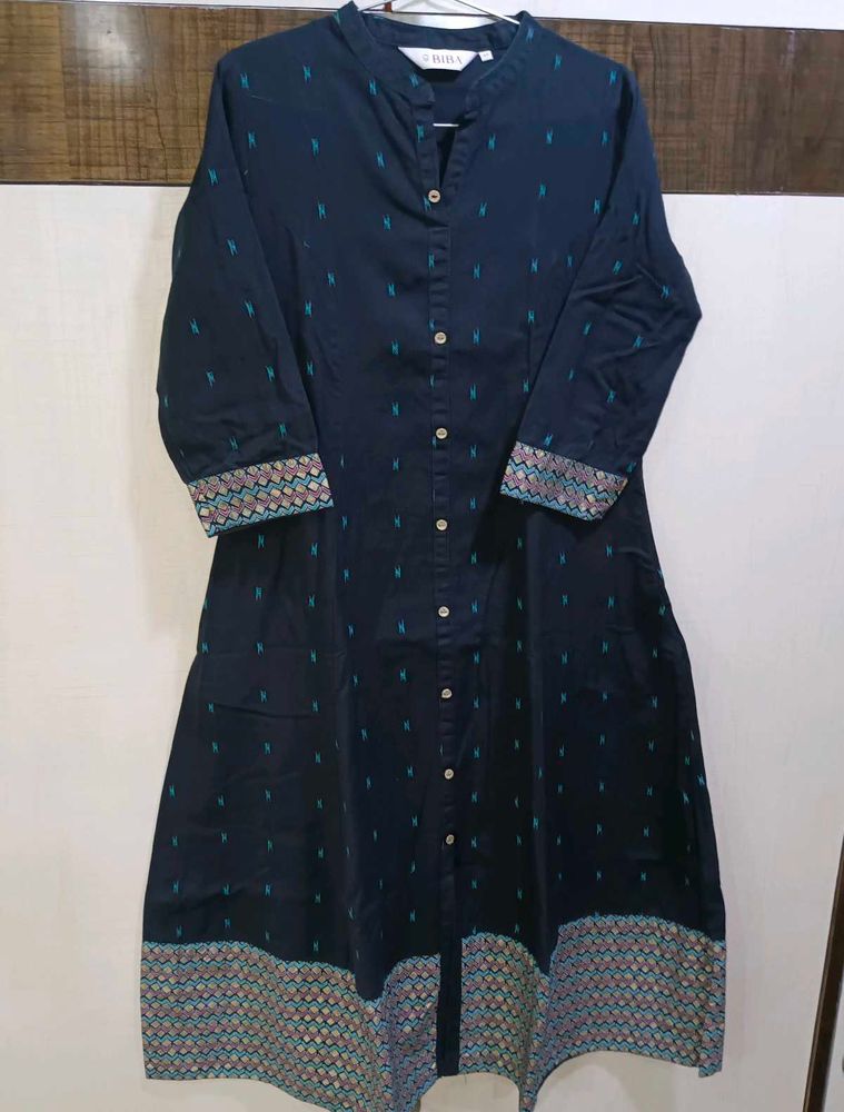 Anarkali Black Kurta