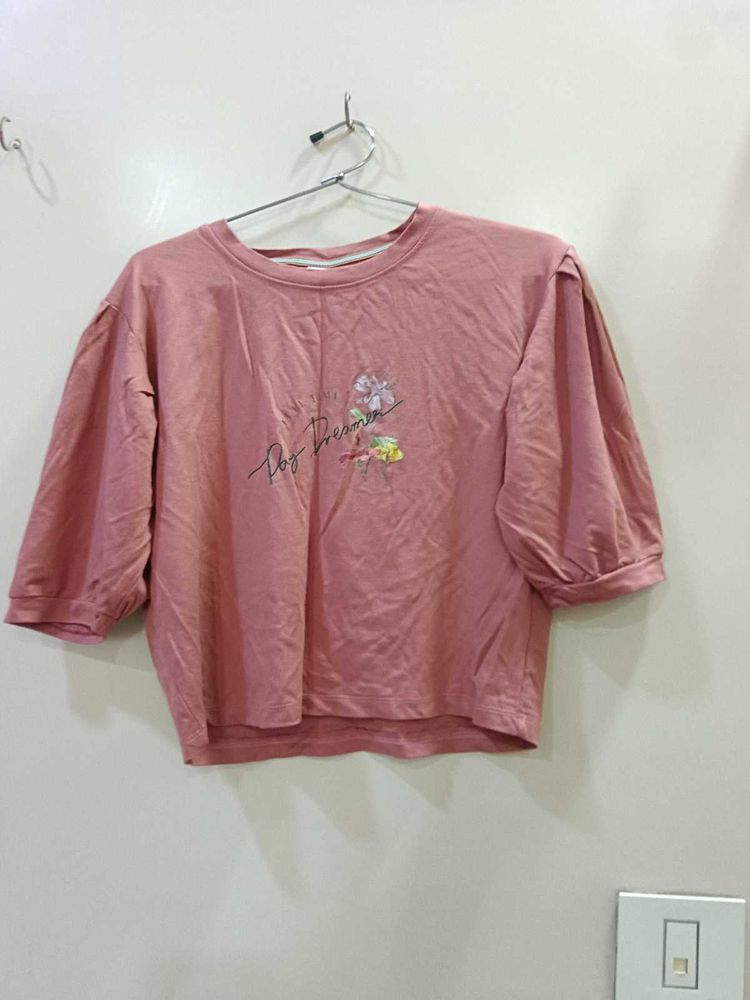 Cute Pink Graphic Tee