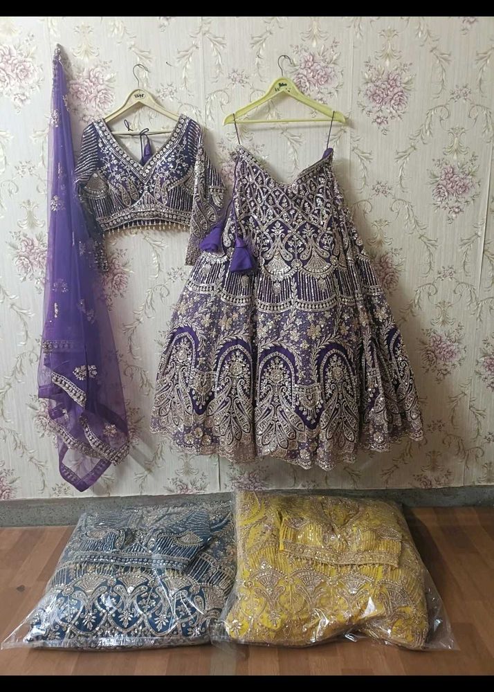 Purple Lehenga Choli