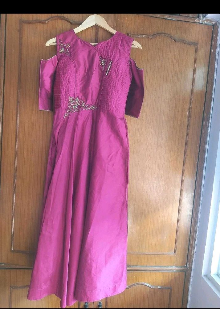 New Raw Silk Gown