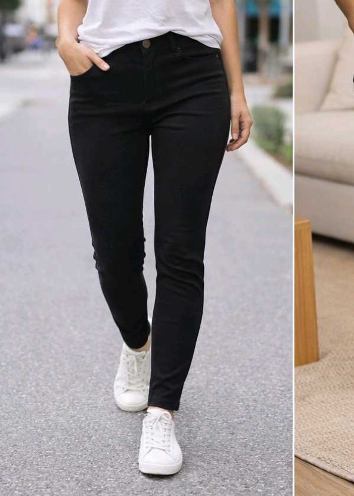 Black Skinny Jegging