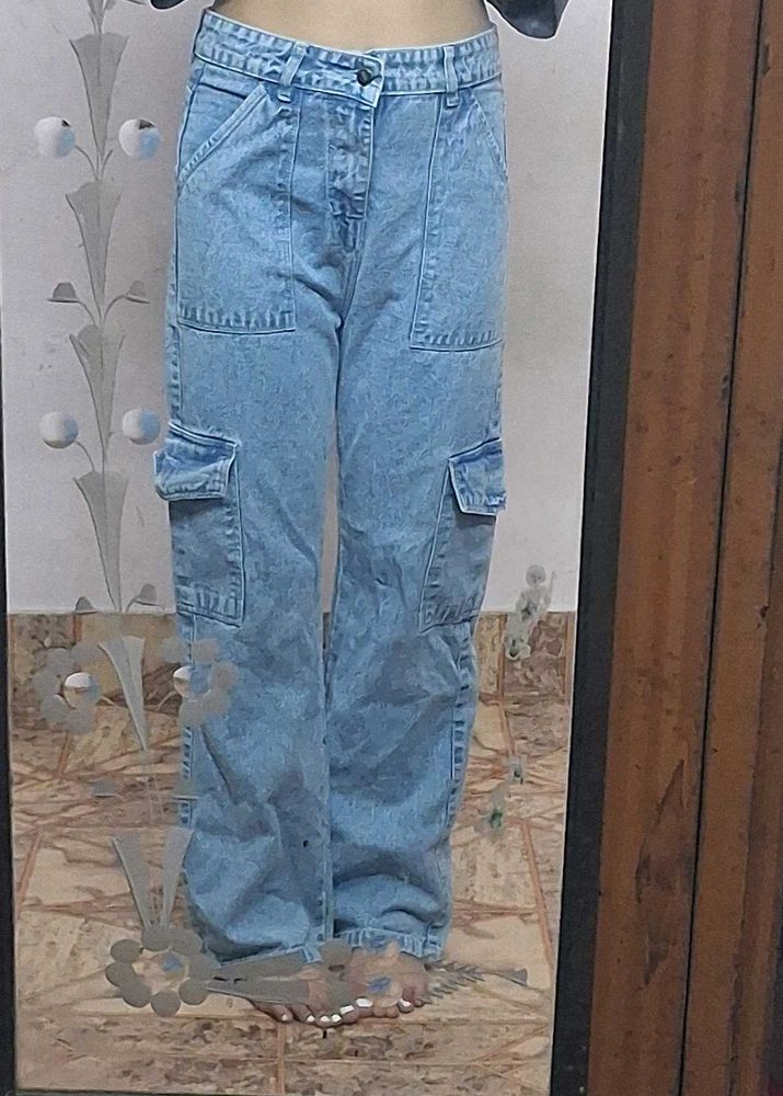 BLUE CARGO JEANS 💅💋