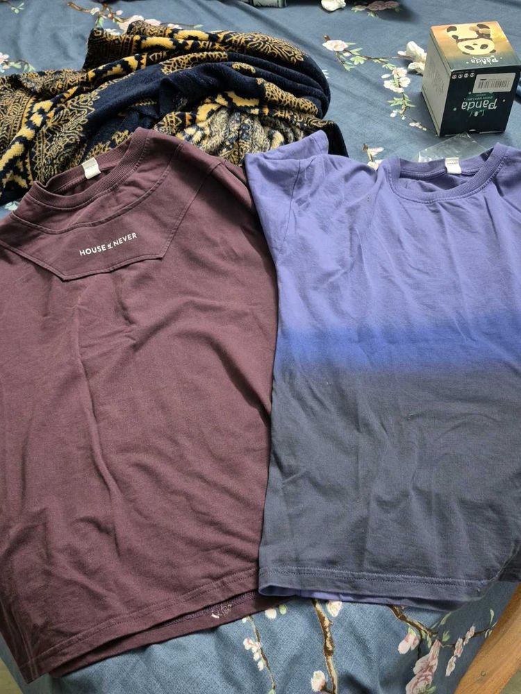 Two Trendy T-Shirts Oversized Ones