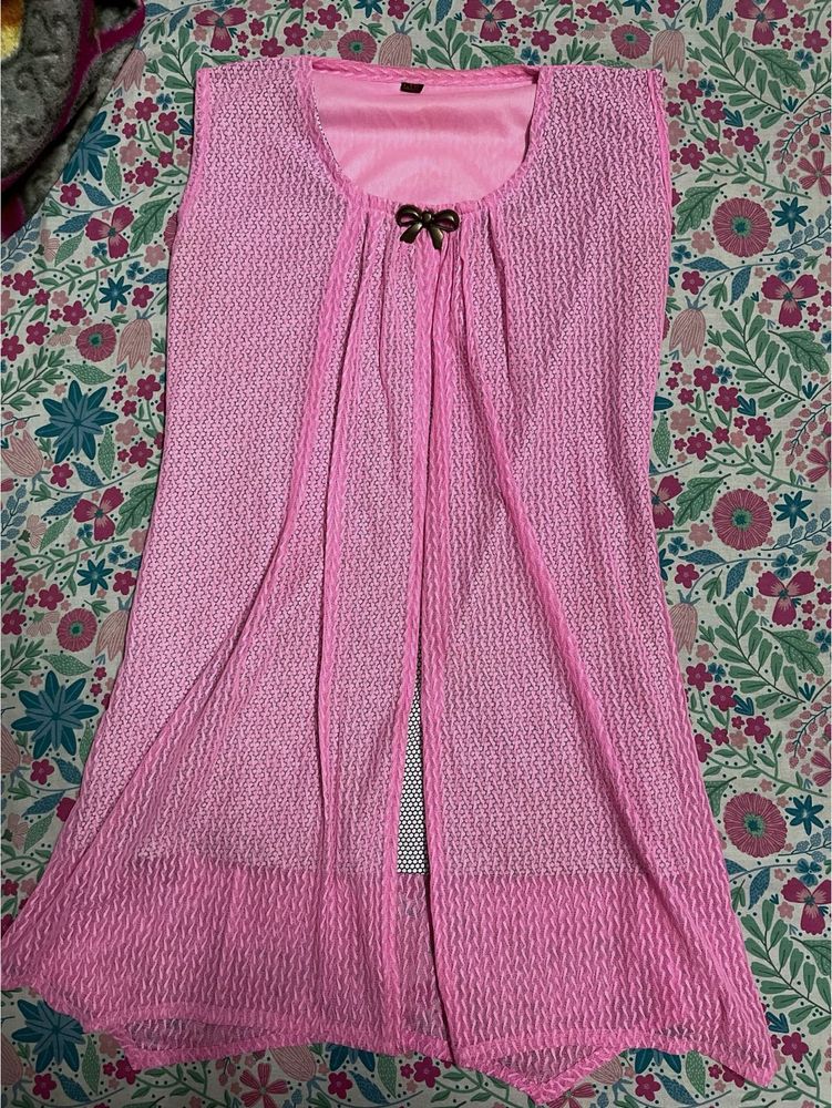 Pink Long Top