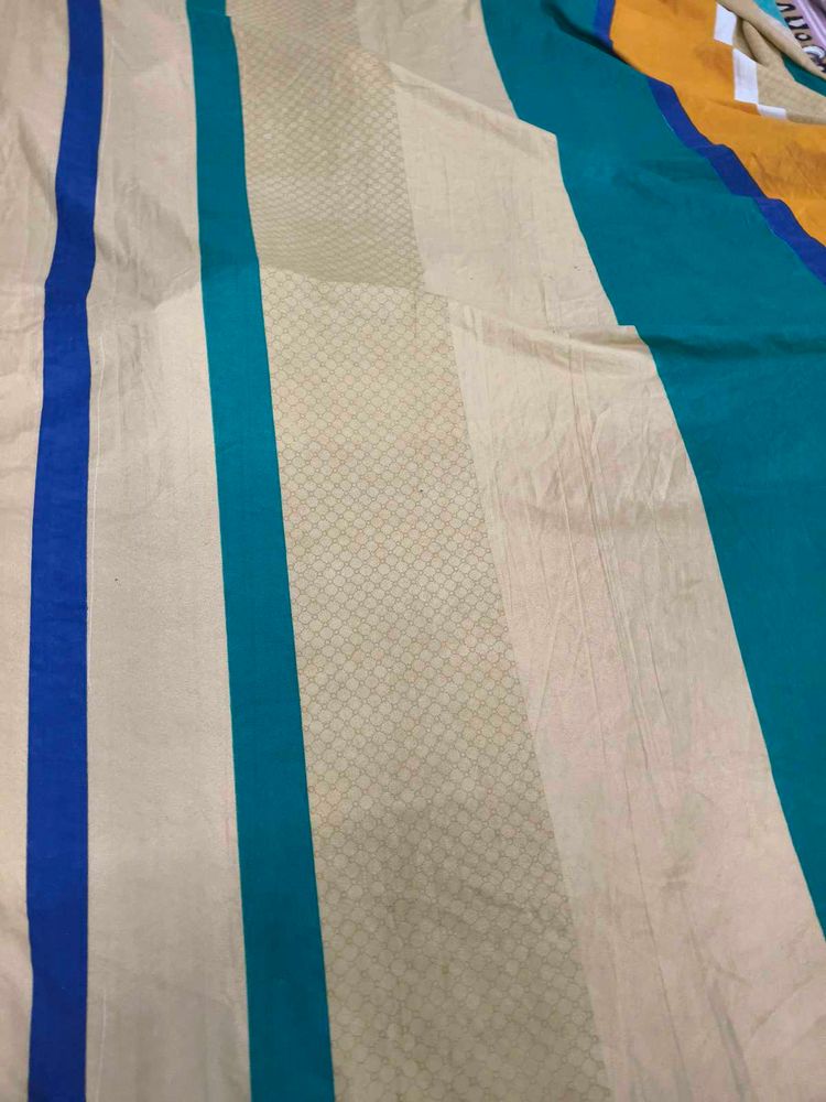 Striped Pattern Double Bedsheet only
