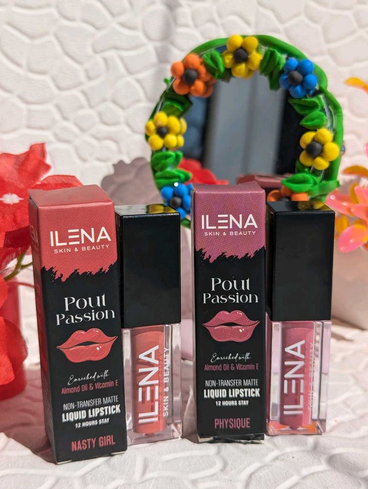 ILENA Pout Passion Liquid Lipsticks💄