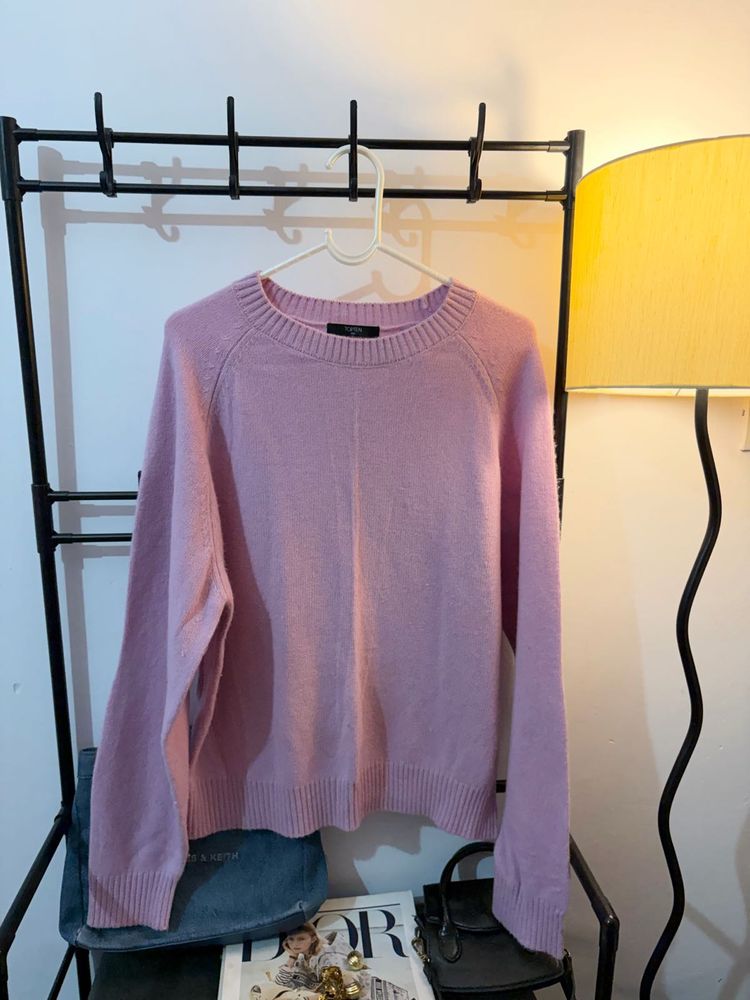 Pink Pullover Sweater