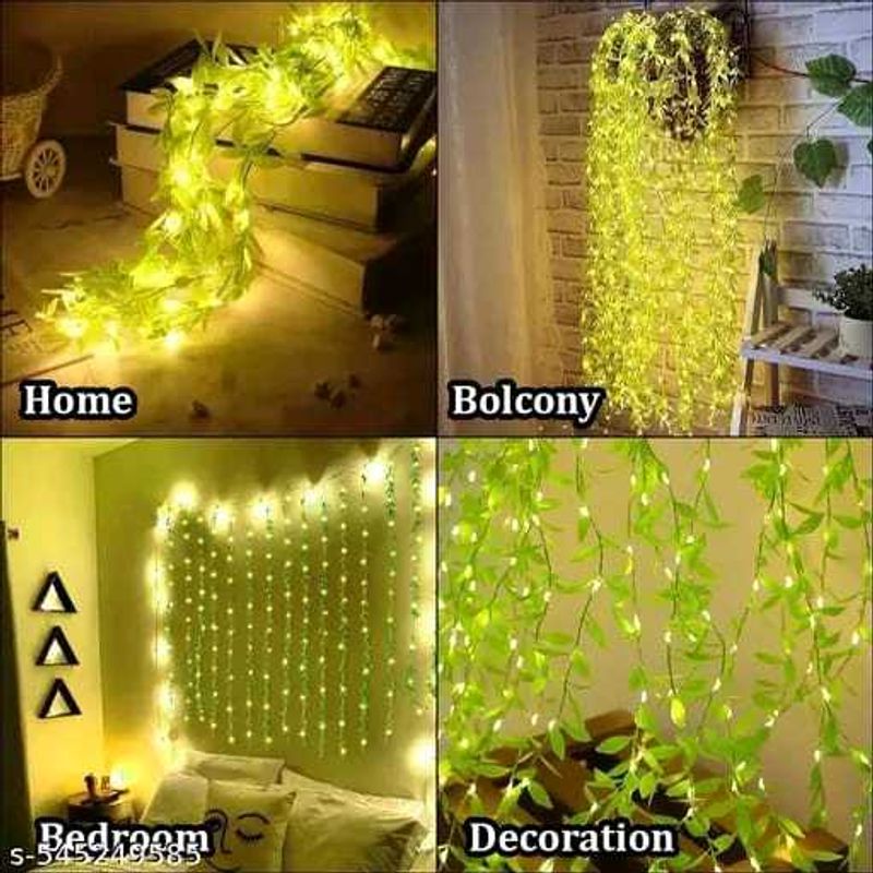 Leaf  LED Lighting For Diwali ( White)