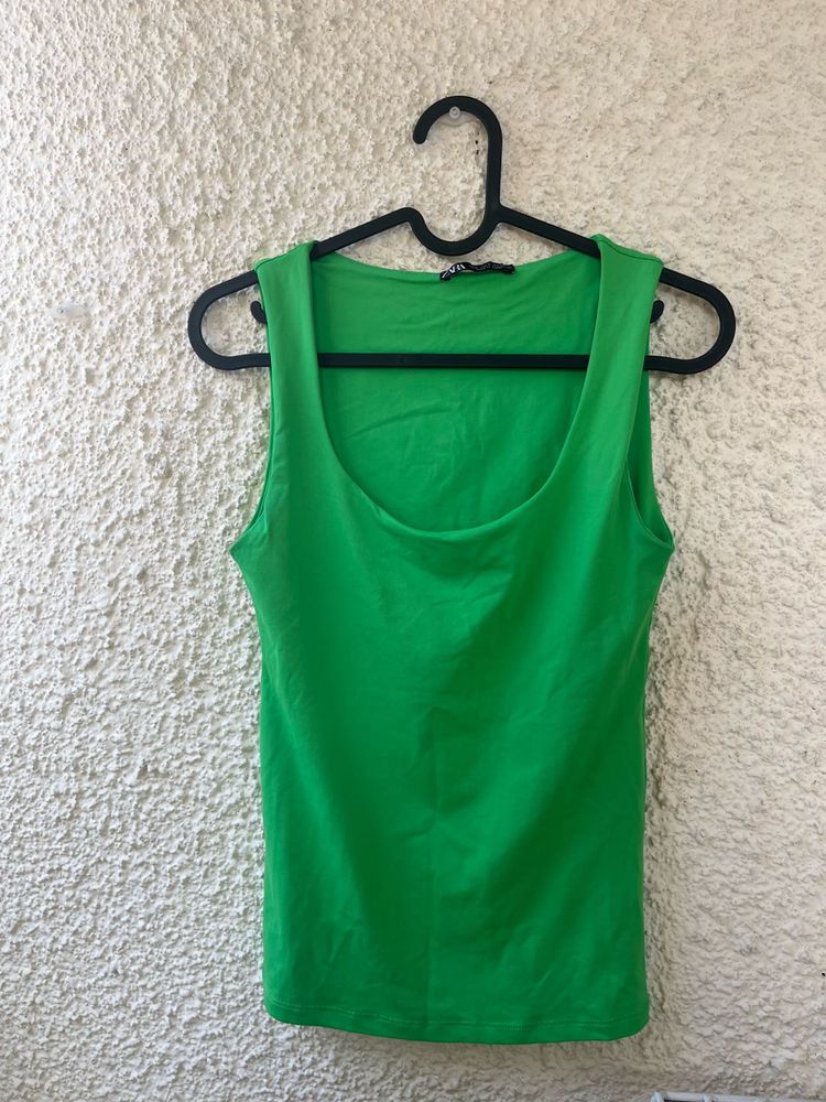 ZARA Tank Top Green