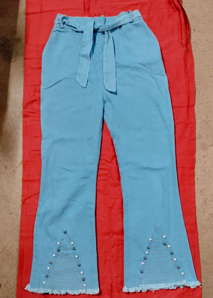 Light Blue Flare Jeans