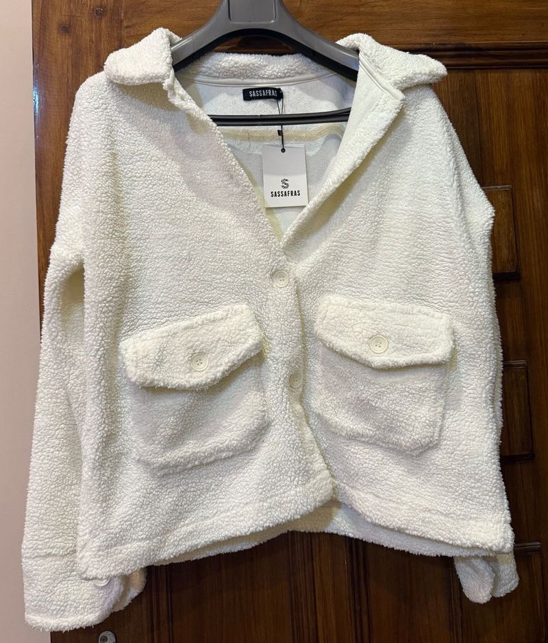 Sassafras White Sherpa Jacket