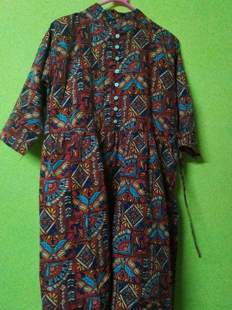 A Kurta With Beautiful Prints