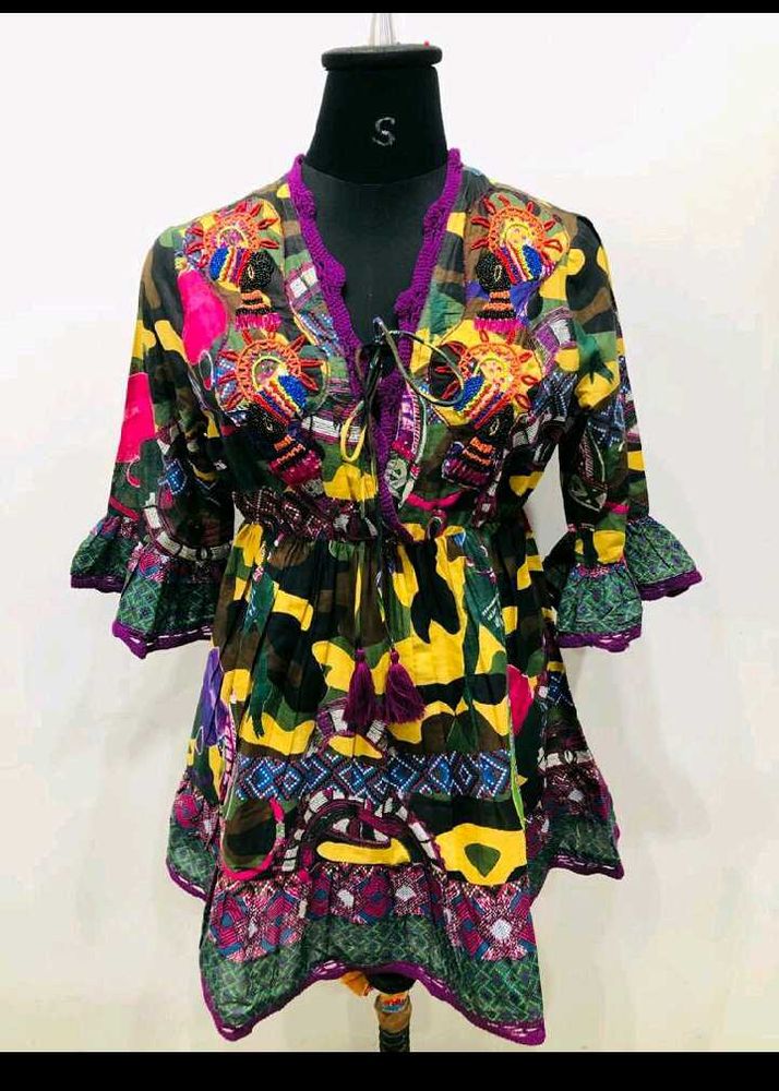Boho Tunic with Colorful Print