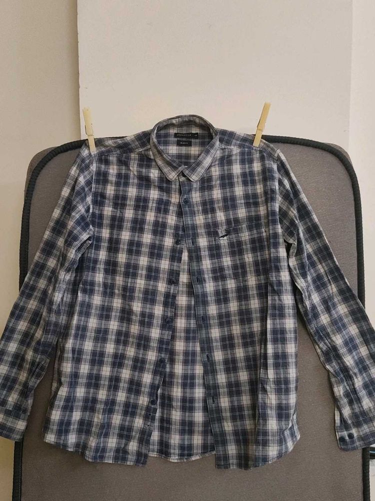 Checked Long Sleeve Shirt
