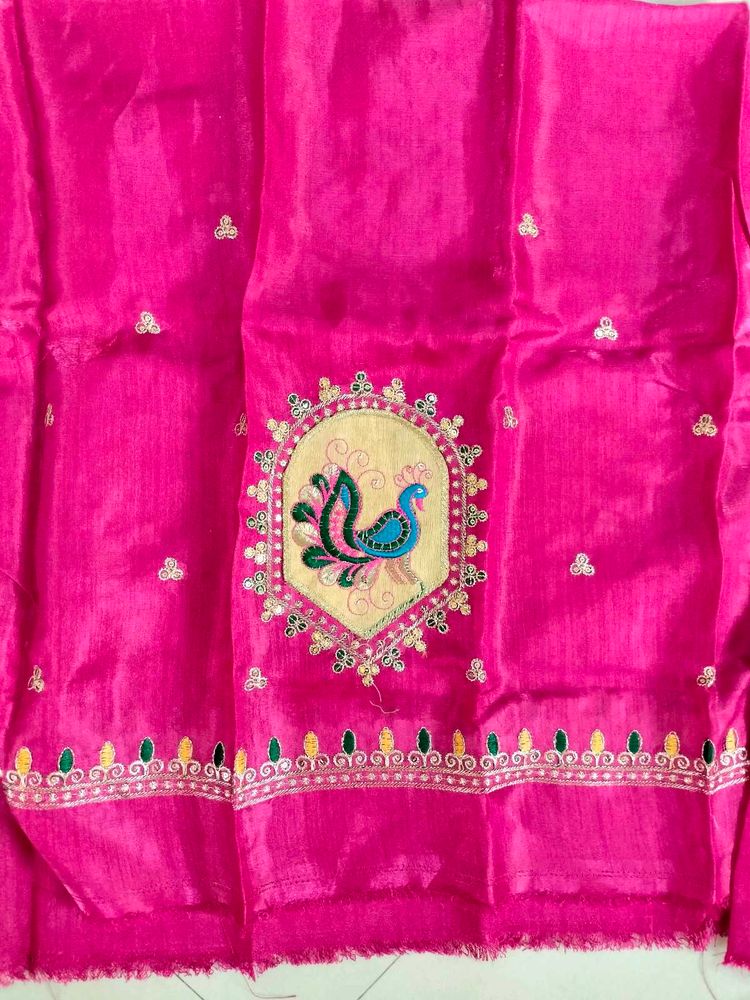 Pink Blouse  Material