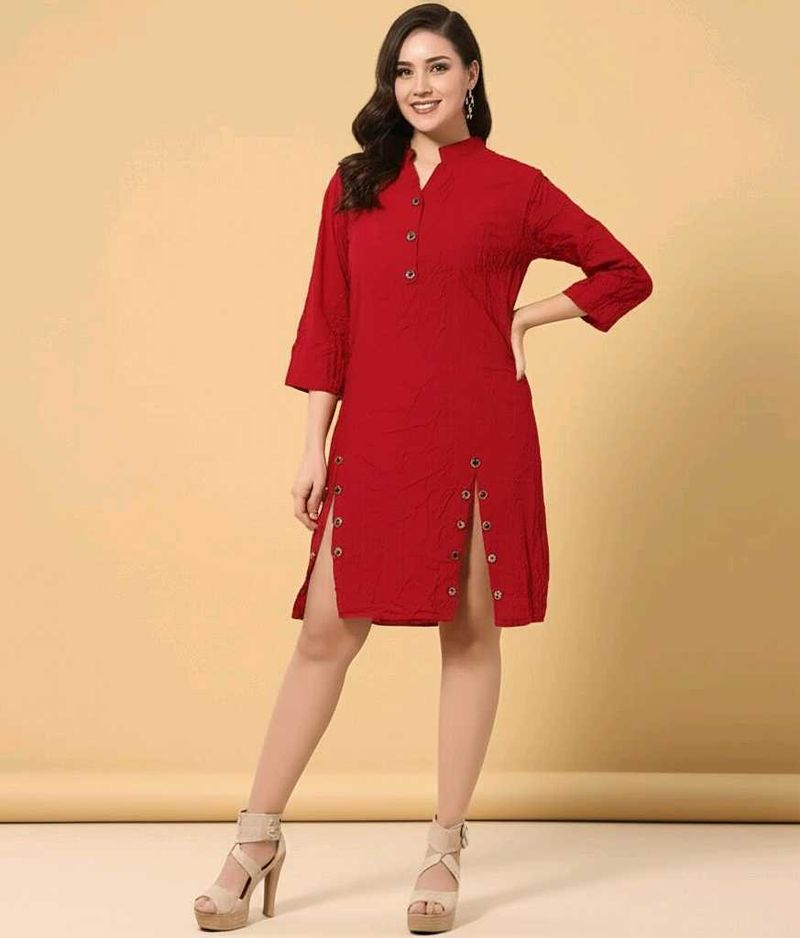 Burgundy Long Top/Kurti