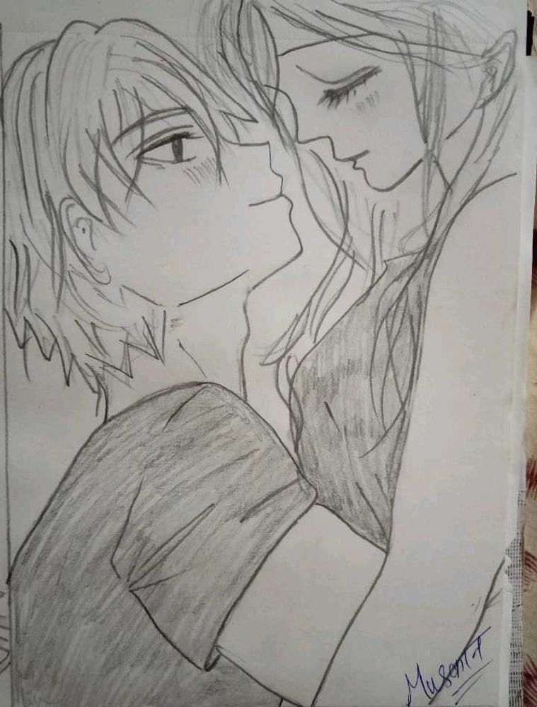 Anime Couple Sketch