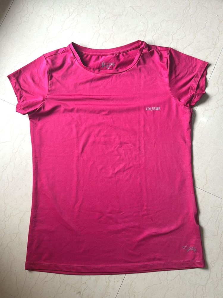 Pink Athletic T-Shirt