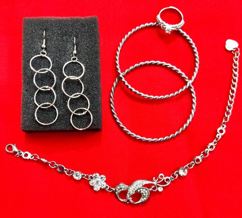 Silver Jewelry Set , Pre-Loveed Collections✨