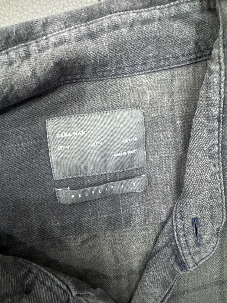 Zara Washed Distressed Shirt