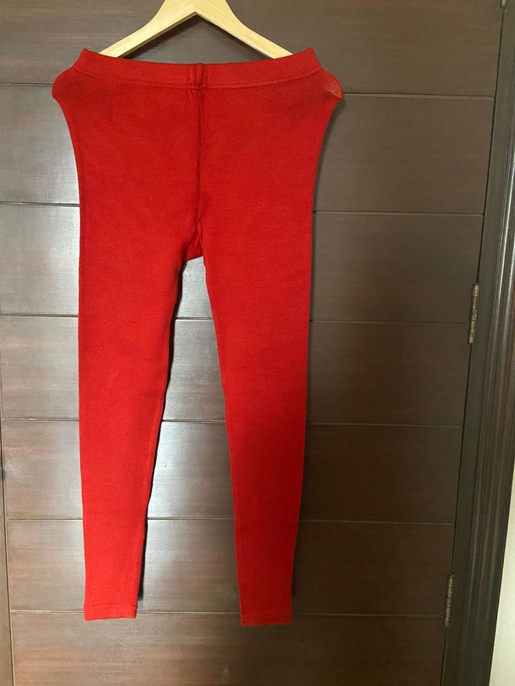Brand new Tomato Red Leggings (free size)