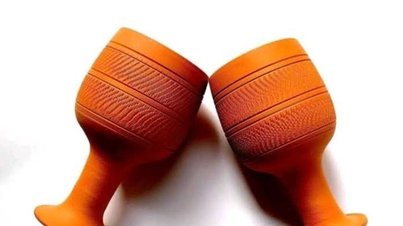 Terracotta Wine Glasses 3