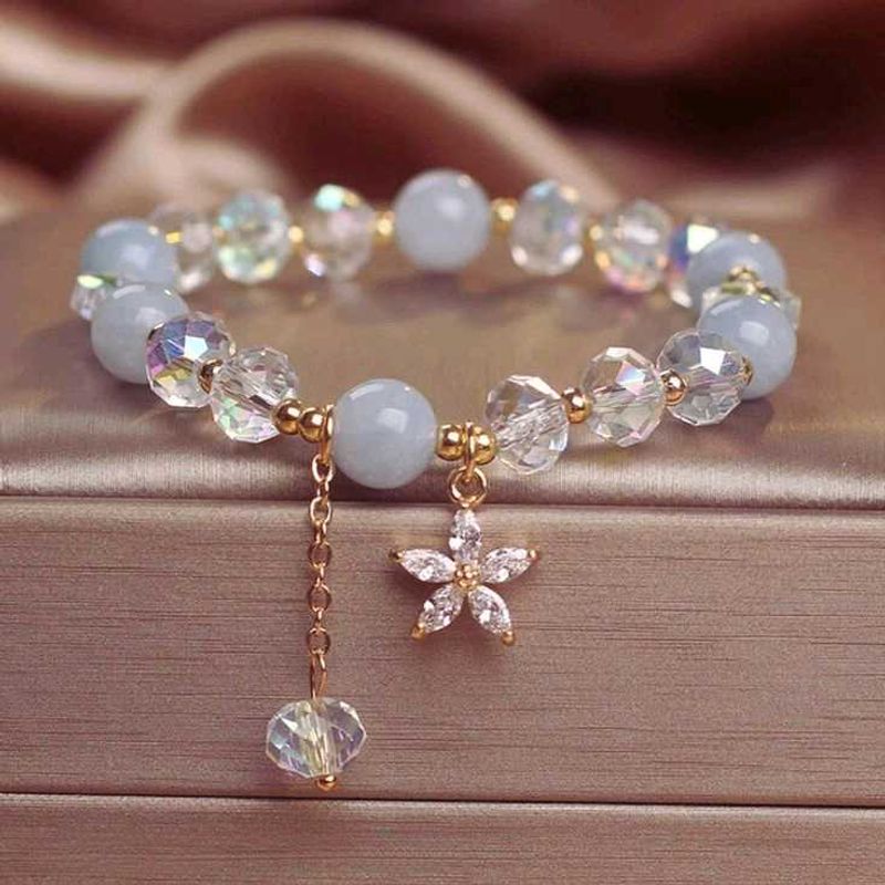 Crystal Flower Bracelet